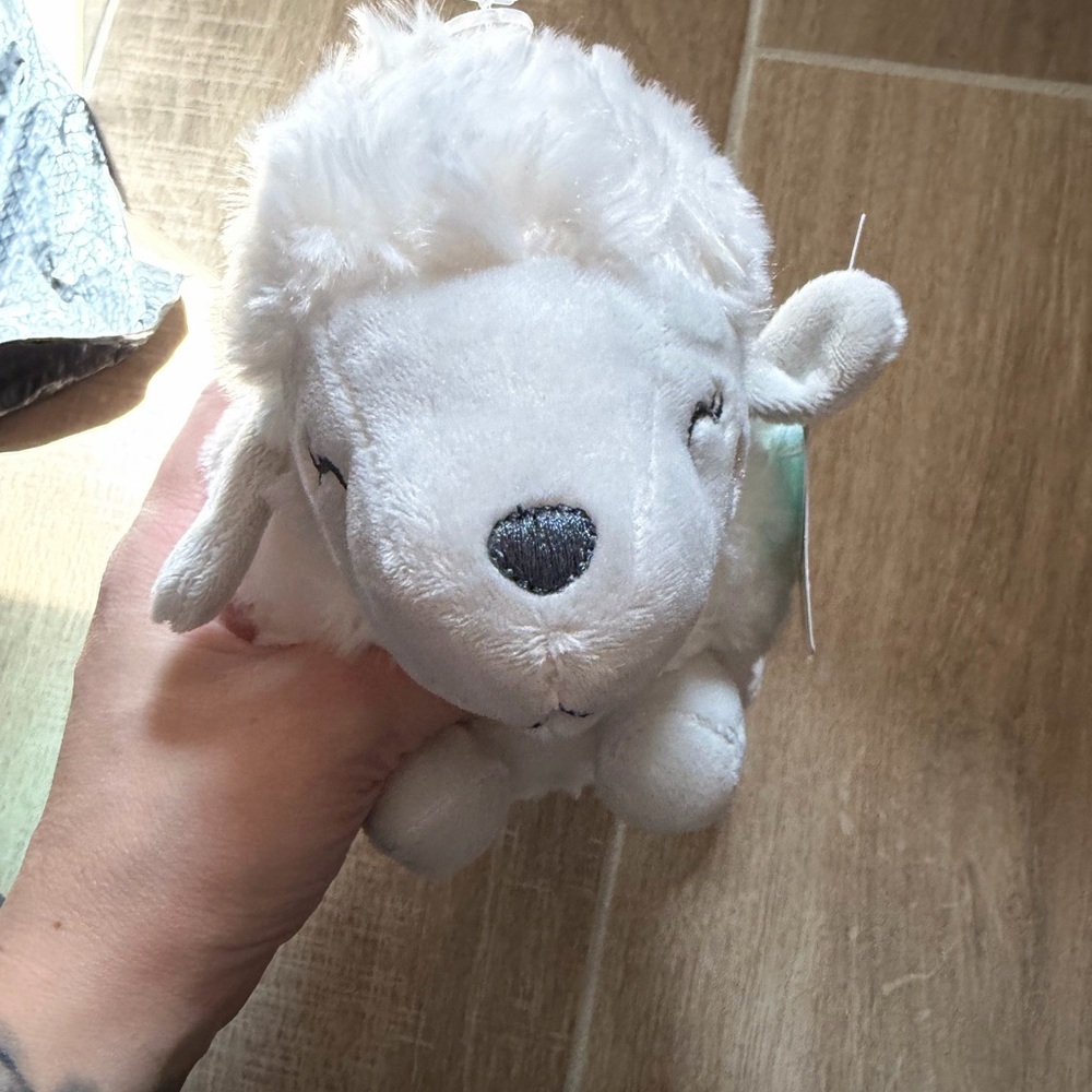 Carter's White and Gray Stuffed Sheep - Picture 2 of 3